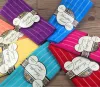 Ultra-fine fiber color base wide color stripe dishwashing cloth mixed color mixed style 38x63.5 cm Item Picture